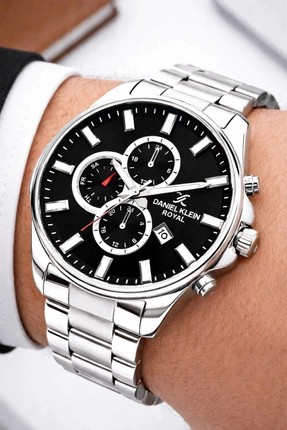 Daniel Klein Premium Erkek Kol Saati Takvimli Çelik Kordon Bileklik Hediyeli ...