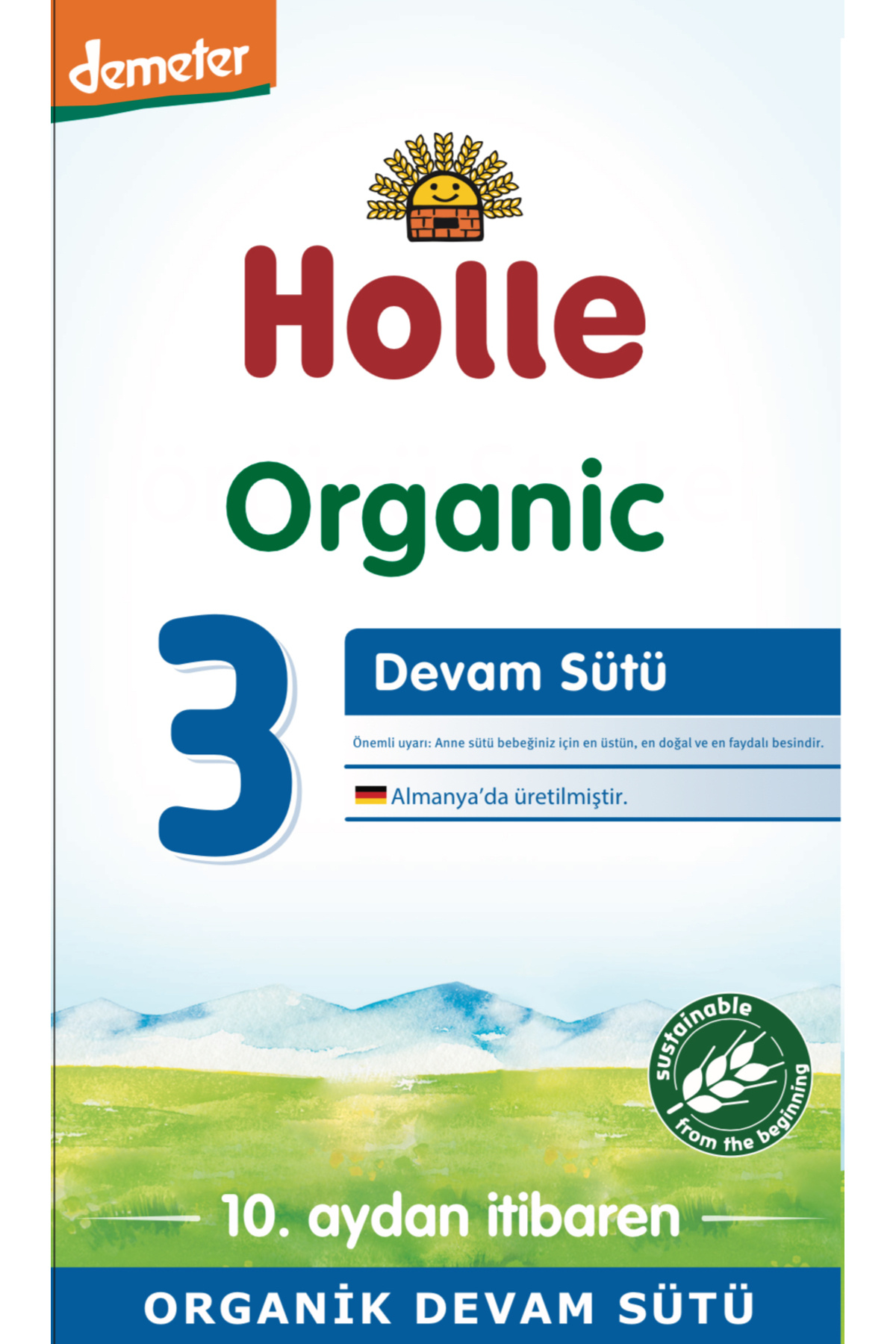Holle ORGANİK DEVAM SÜTÜ 3 600 GR 8 ADET fotoğrafı 3 (önizleme)