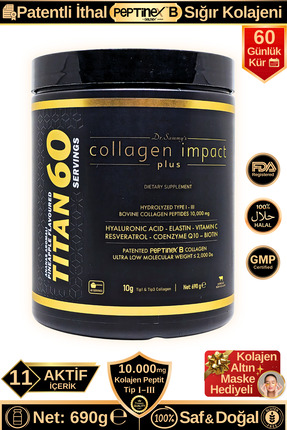 Dr.Sammy's Toz Kolajen Peptit 10.000 Mg Tip 1-3 Hidrolize Sığır Kolajeni | Ti...