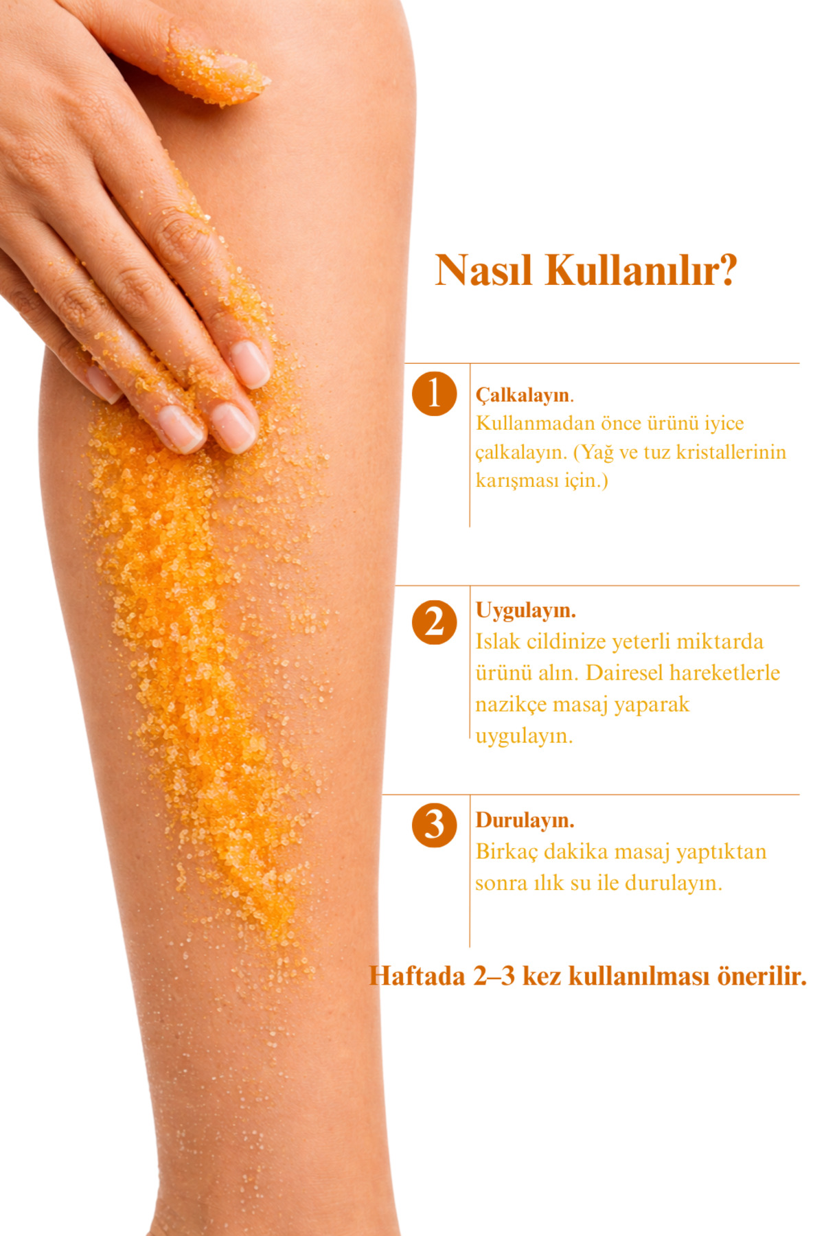 Mango & Şeftali Vücut Scrub – Hindistan Cevizi Yağlı, Batık Karşıtı 250ML — MangoŞeftali — تصویر 7 از 8