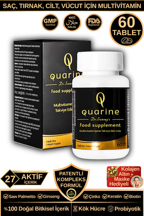 Dr.Sammy's Saç & Tırnak Vitamini - 27 Aktif Bitkisel Kök Hücre Multivitamin T...