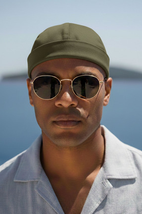 Ritagarcia Ayarlanabilir Retro Haki Takke Yazlık Şapka