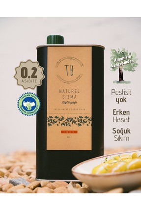 TB Olives 1Lt TİRİLYE ERKEN HASAT SOĞUK SIKIM ZEYTİNYAĞI
