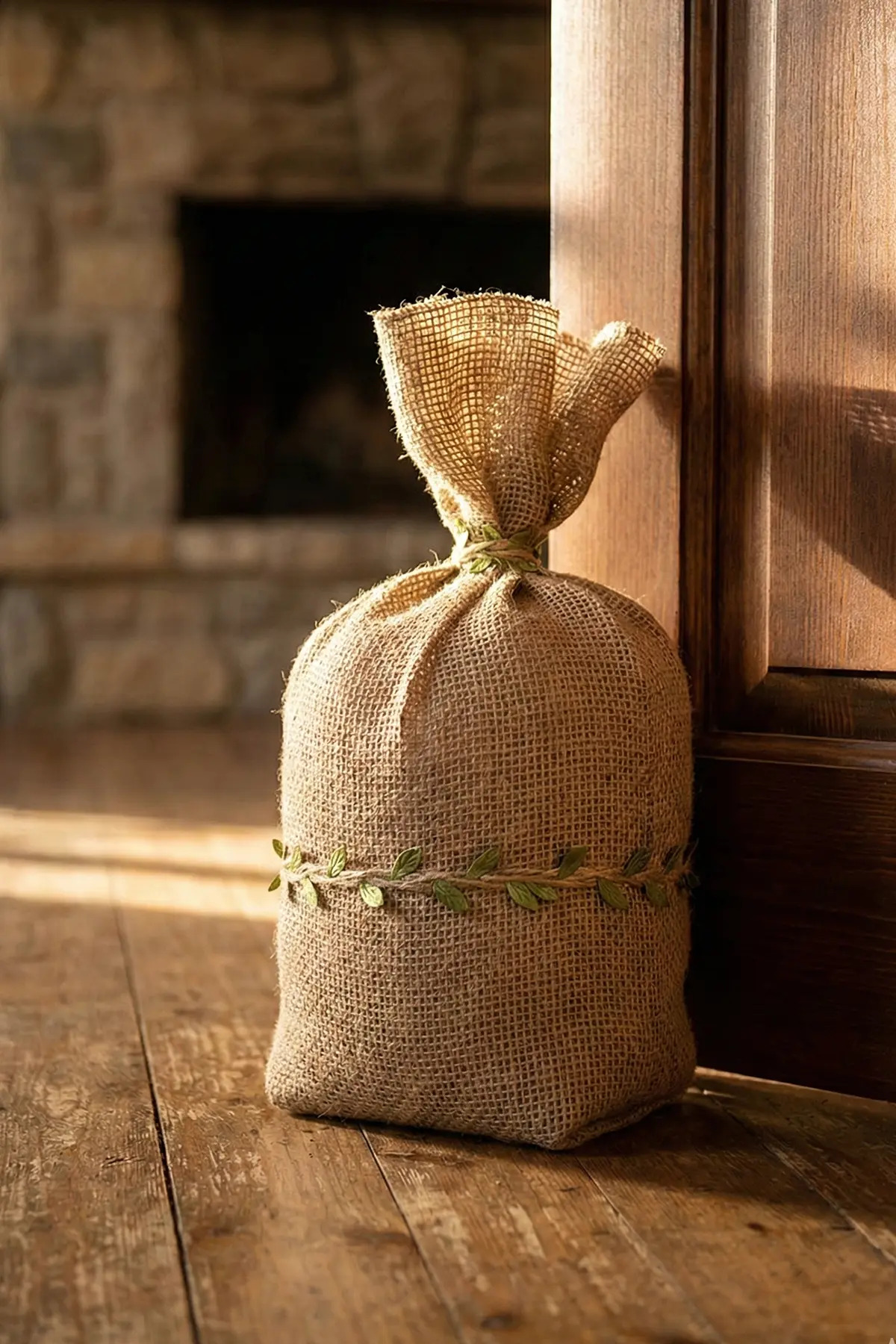 Large Size 4 Kg Jute Bundle Door Stopper Ivy Curb Door Holder