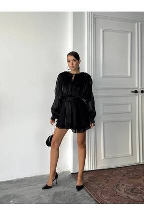 MAXMOOR Herper Elbise Siyah- 3048