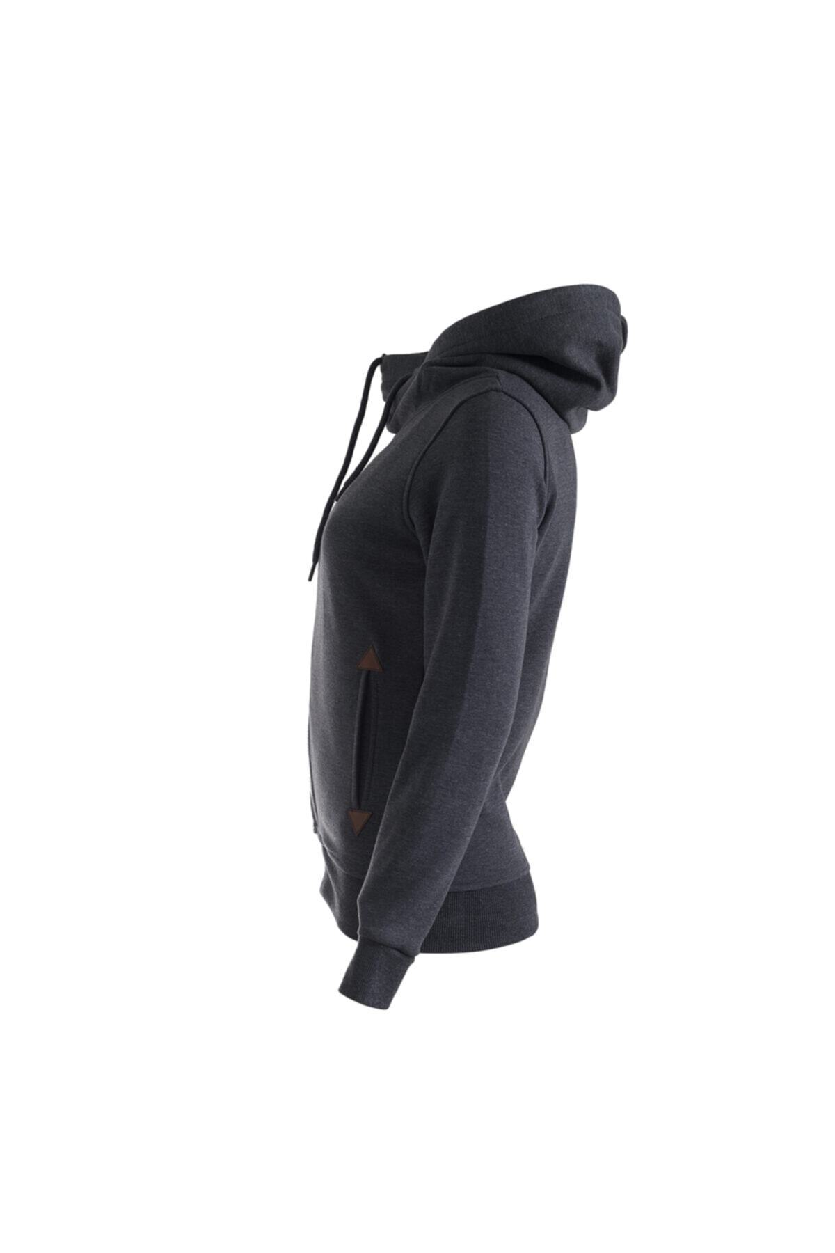 Cresta Tam Fermuarlı Kapüşonlu Kadın Sweatshirt görsel 2