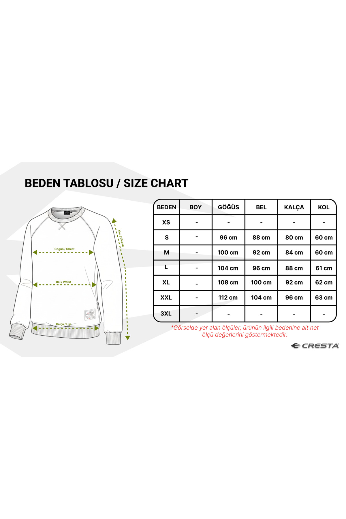 Cresta Kadın Pembe Outdoor Basic Sweatshirt görsel 4