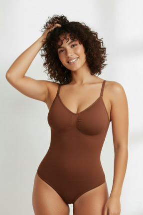 MİSTİRİK Mamey 3 Bölge Etkili (ALTTAN KANCALI) Çıtçıtlı Seamless Body Korse K...