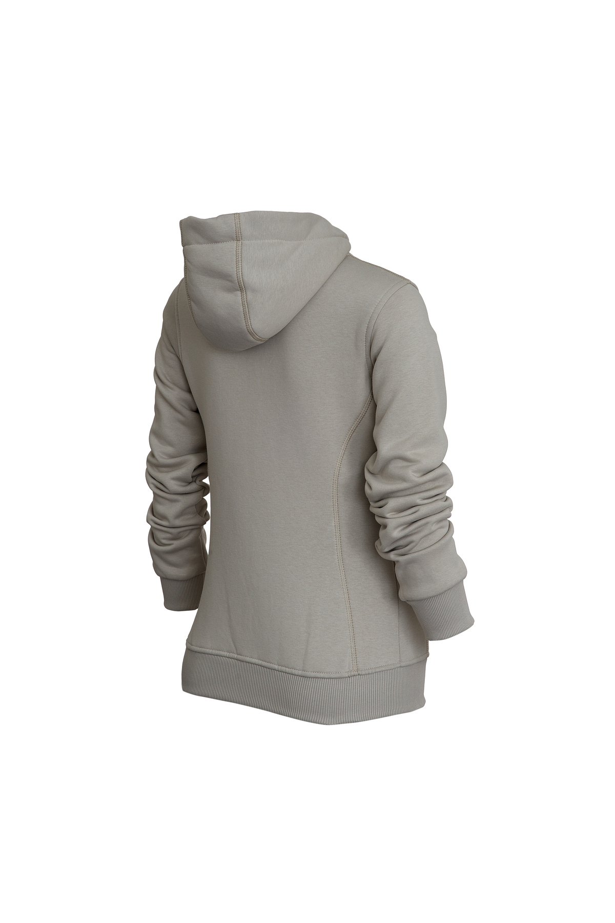 Cresta Tam Fermuarlı Kapüşonlu Gri Kadın Sweatshirt görsel 3