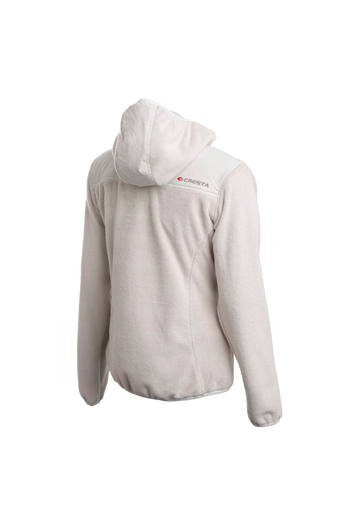 Cresta Kadın Ekru Outdoor Yumuşak Polarlı Ceket görsel 4