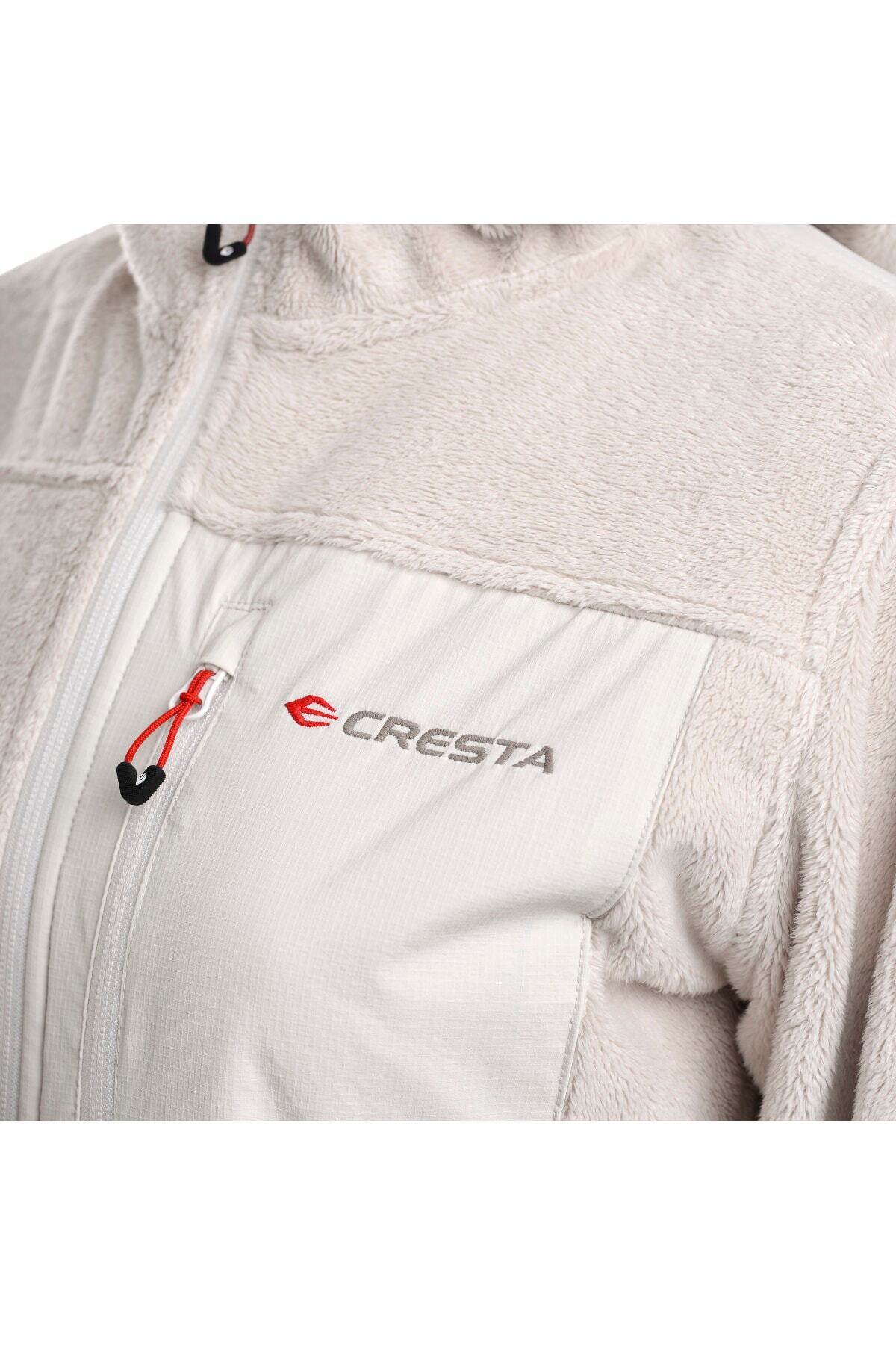 Cresta Kadın Ekru Outdoor Yumuşak Polarlı Ceket görsel 3