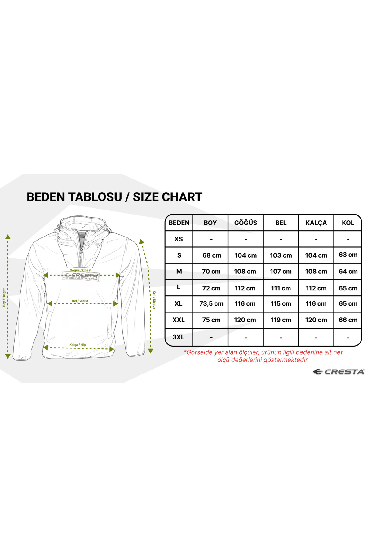 Cresta Welsoft Polar Kapüşonlu Erkek Sweatshirt 7610 görsel 4