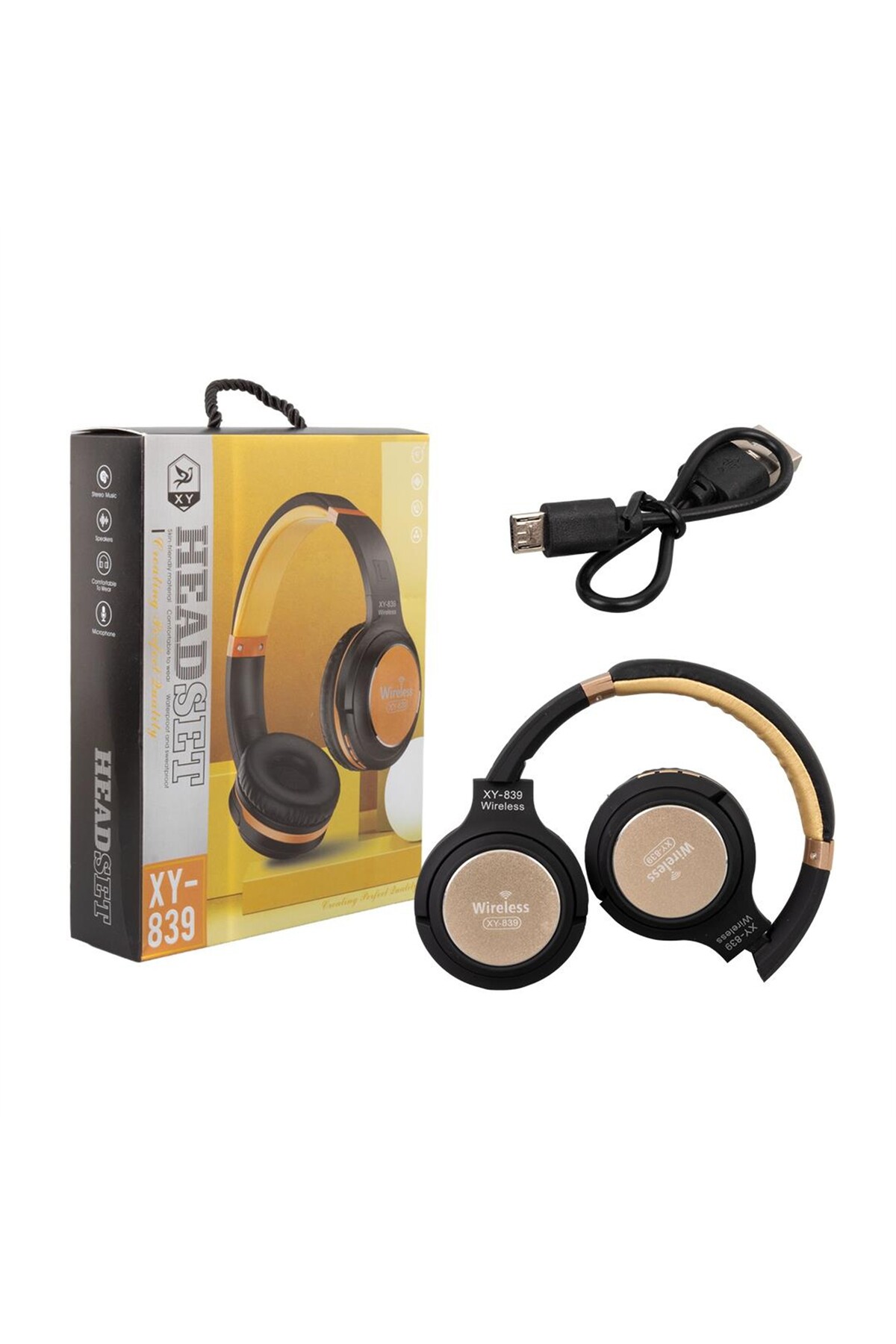 MagicVoice XY-839 Kablosuz Bluetooth Kulaküstü Tasarım Kulaklık