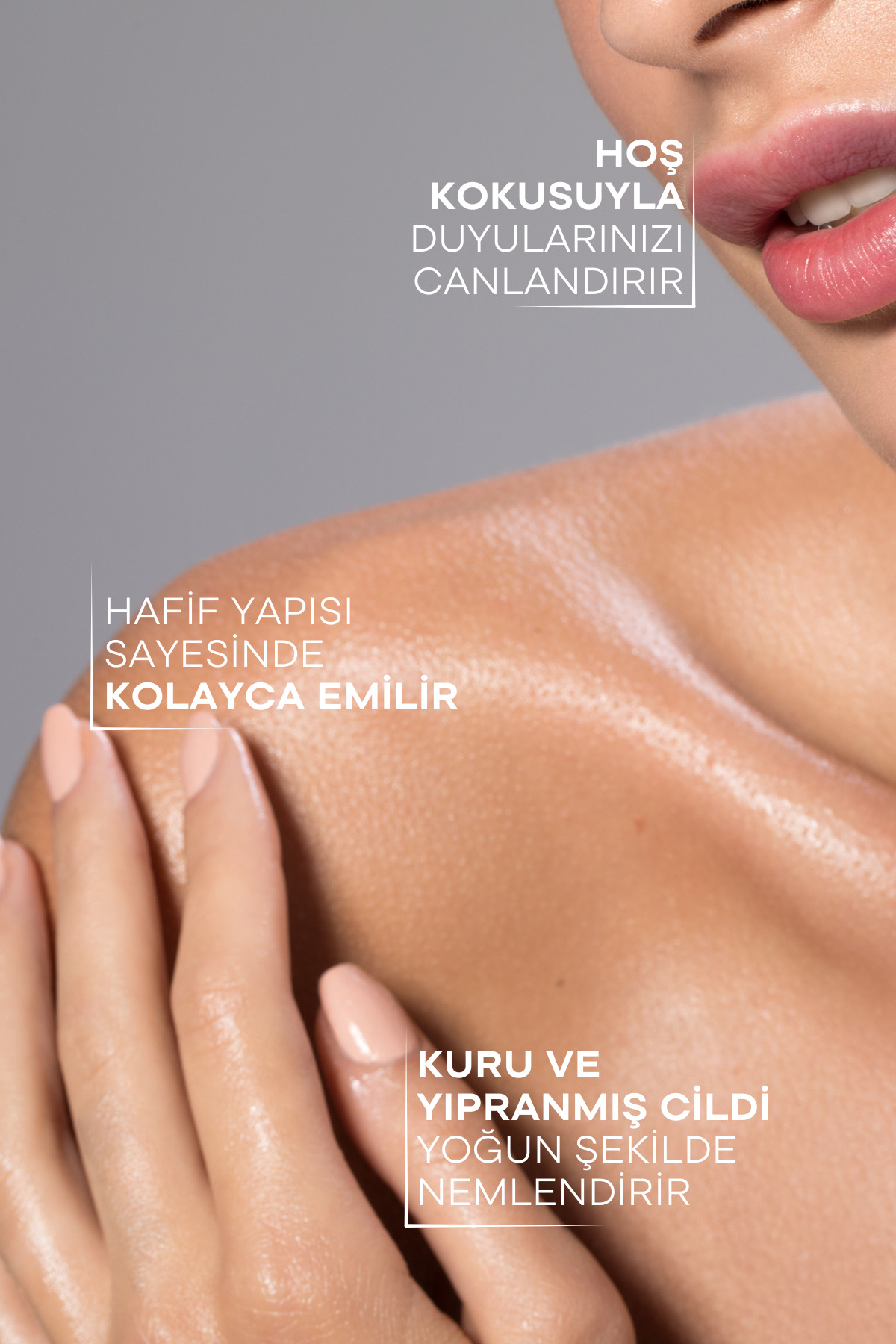 Vücut ve Banyo Yağı Yoğun Nemlendirici 200 ml Gül Kokulu Bitkisel Yağlar Clinic — 8680145085098 — تصویر 2 از 5