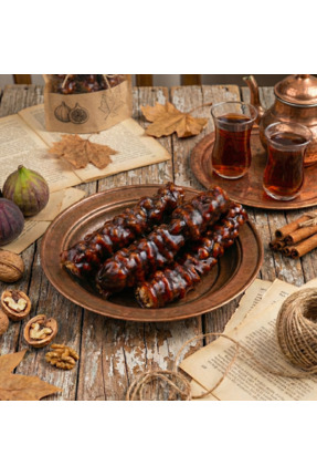 Bahçemden İncir Lüks Cevizli Sucuk 1 Kg - Bol Cevizli İnce Şıra