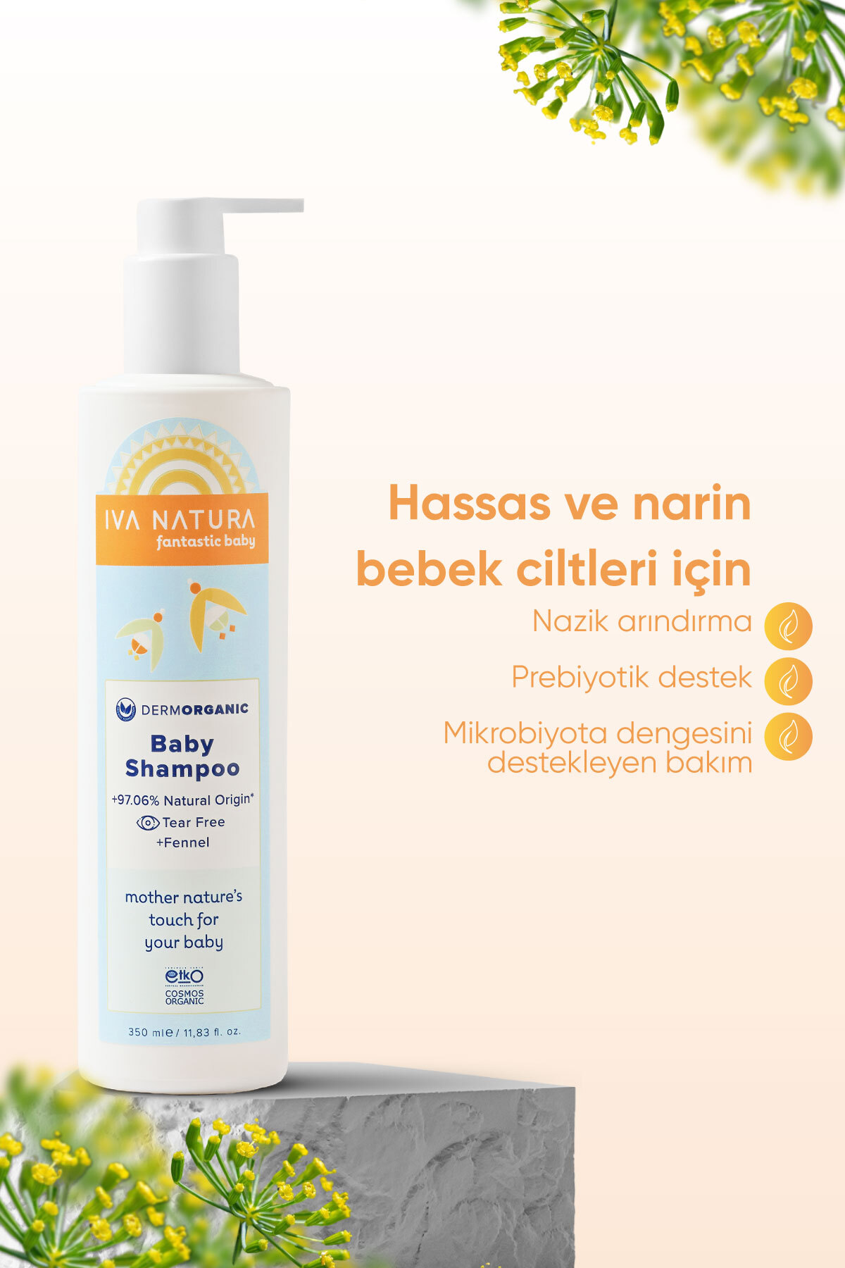 Iva Natura Bebek Şampuanı -organik Sertifikalı fotoğrafı 2 (önizleme)