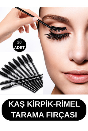 SheMask Kaş Kirpik Tarama Fırçası – Maskara Rimel Fırçası Kaş Şekillendirici ...