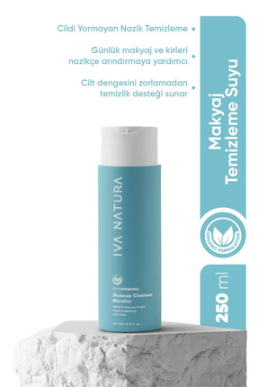 Iva Natura Cilt Tonu Eşitleyici Arındırıcı Makyaj Temizleme Suyu Shea Ve Meya...