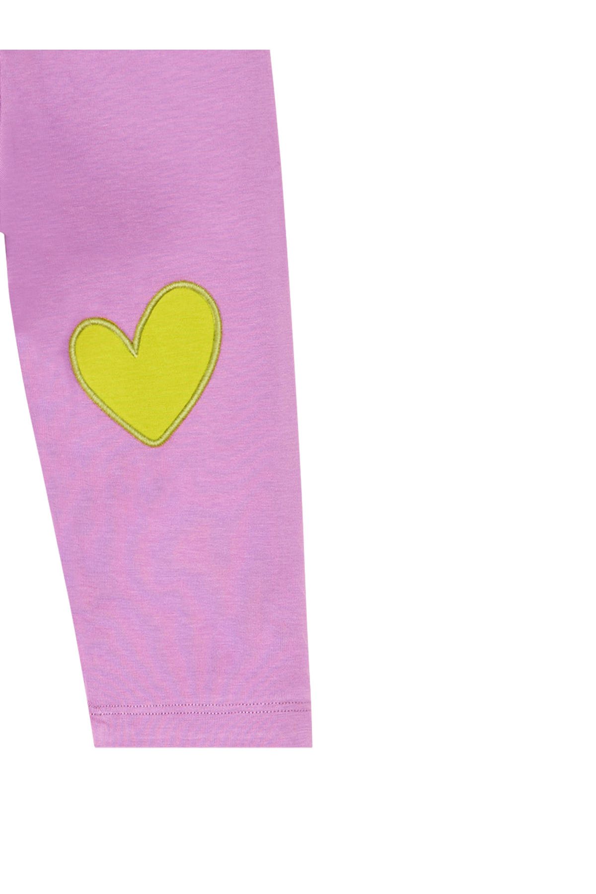 Denokids Cool Unicorn Kız Çocuk Yazlık T-shirt Lila Tayt Takım fotoğrafı 2 (önizleme)