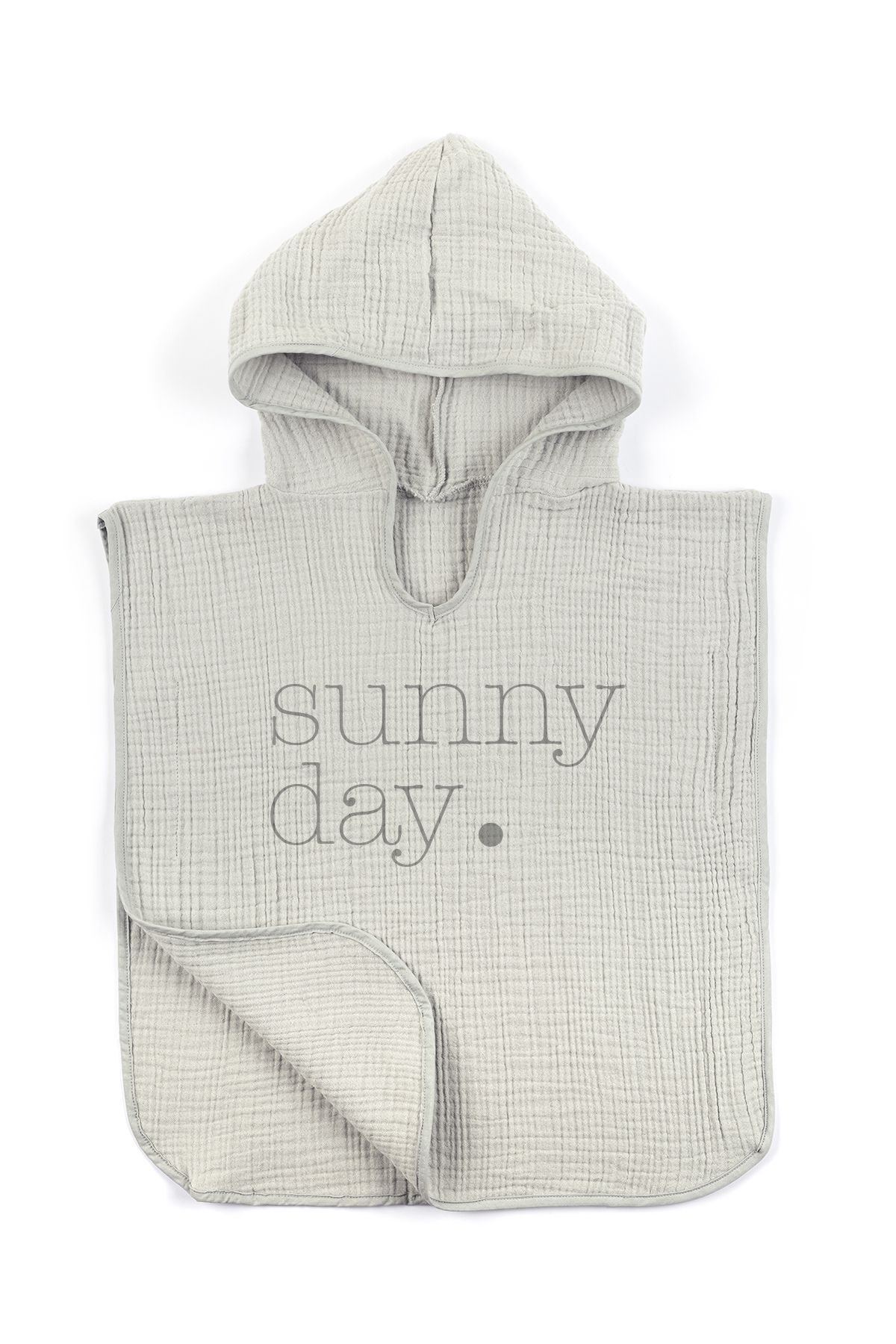 Tuğba Kuğu 4 Kat Müslin Panço - Policolor Serisi - Dot fotoğrafı 3 (önizleme)