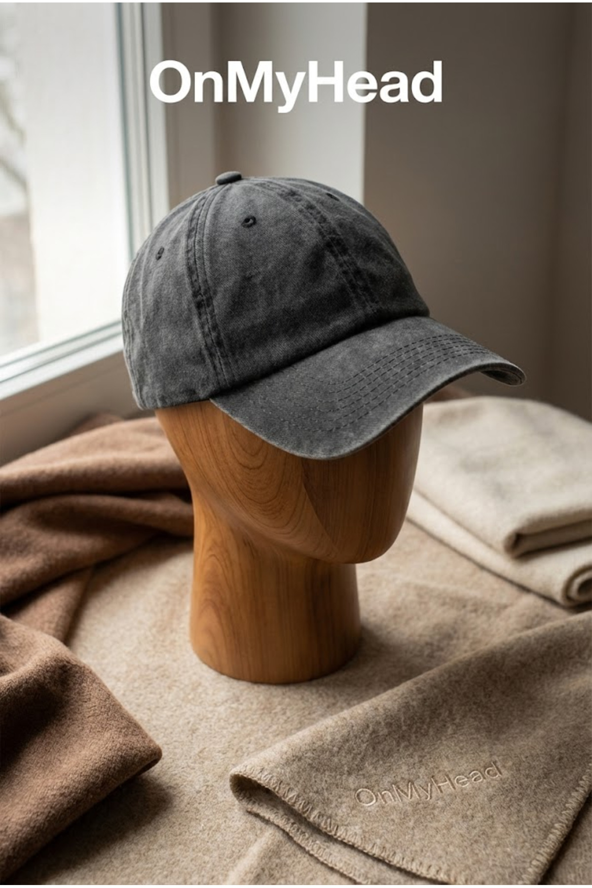 OnMyHead  Yıkamalı Kep - Görsel 3