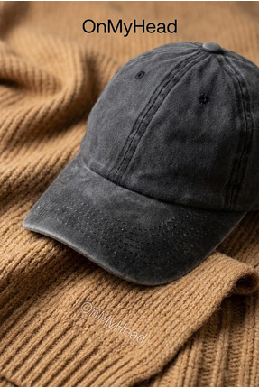 OnMyHead Yıkamalı Kep