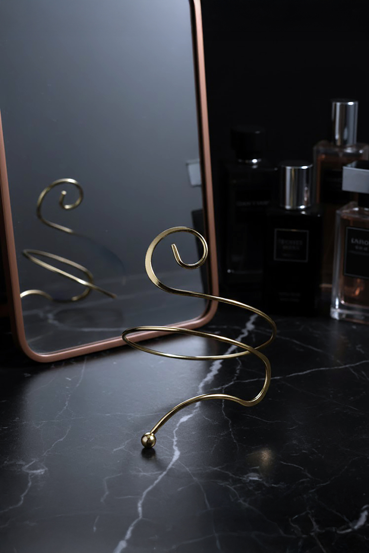 Hedef Bijuteri  İnce Sarmal Model Gold Renk Ayarlanabilir Kol Pazu Bilekliği,Armcuff - Görsel 6