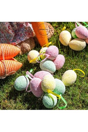 Dekorsende 6'lı Paskalya Yumurta Renkli 6 cm