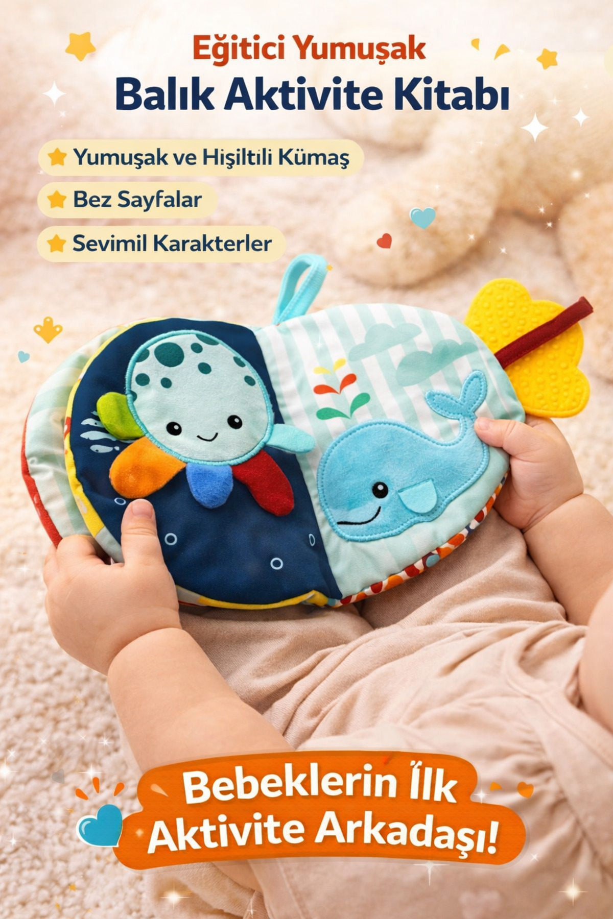 Sozzy Toys Eğitsel Balık Hikaye Kitabı fotoğrafı 2 (önizleme)
