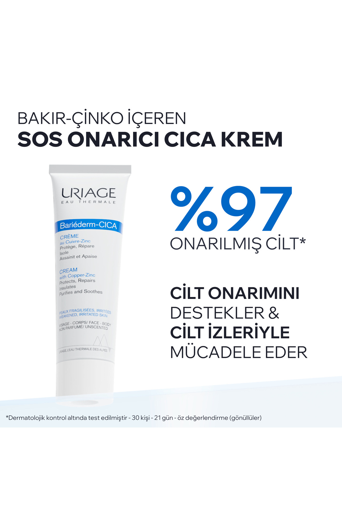 BARIEDERM Cilt Bariyeri Onarıcı ve Yatıştırıcı Cica Krem 40 ml — 3661434004735 — تصویر 2 از 7