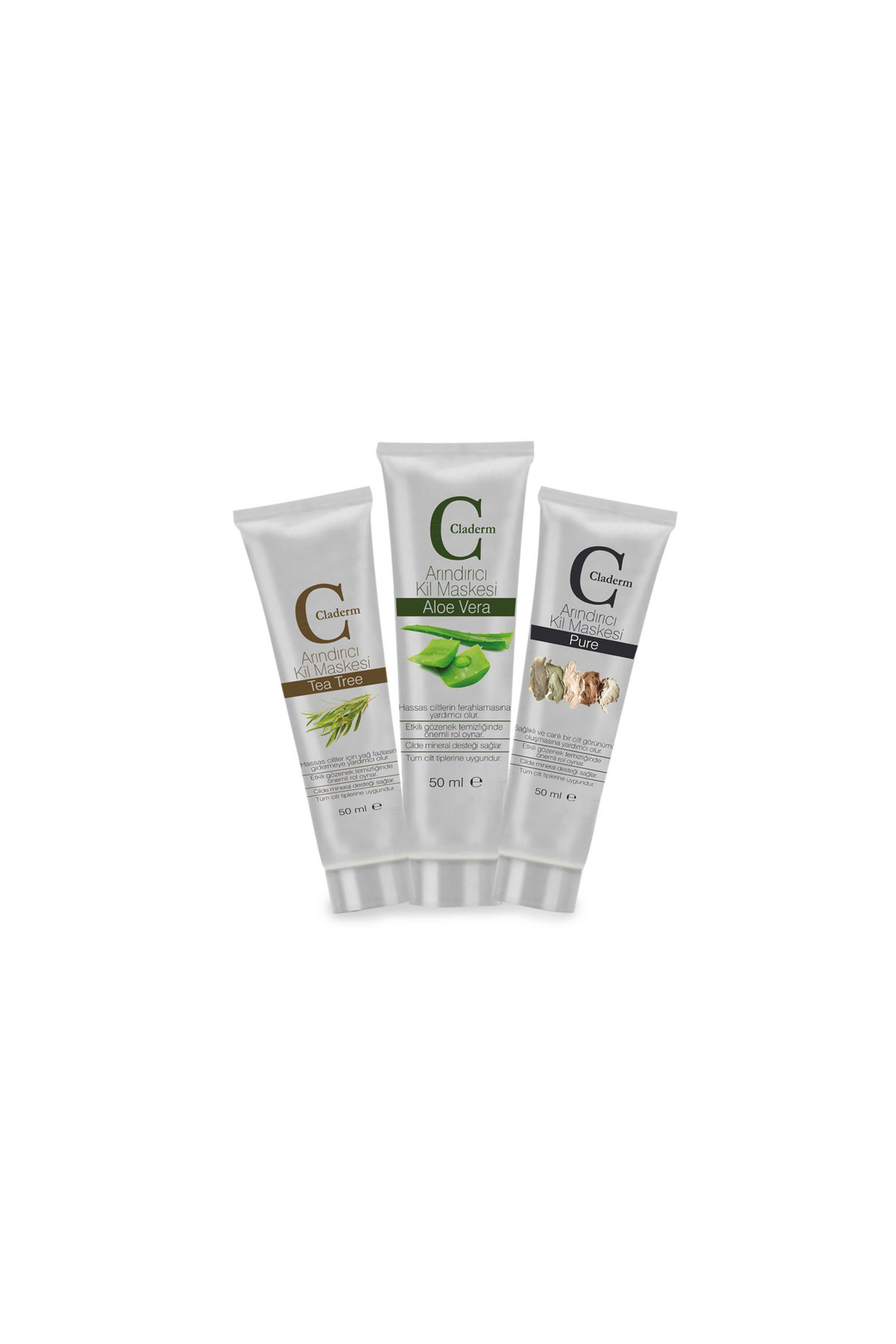 Claderm 50ml 3'lü (Tea Tree-Aloe Vera-Propolis) Avantaj Paketi — 8806698514925