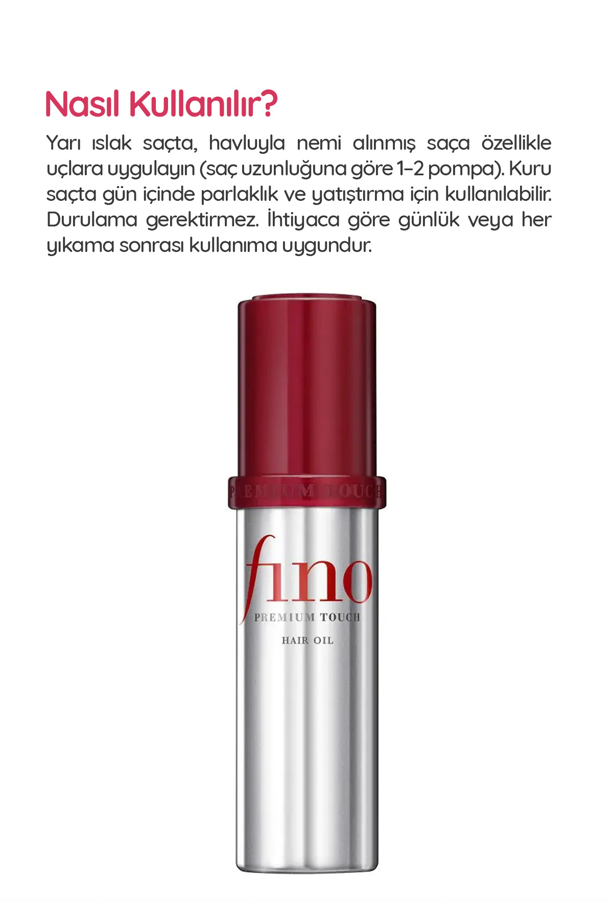 Onarıcı Saç Bakım Yağı 70 ml — SHI-FNO-OIL-3590 — تصویر 2 از 5