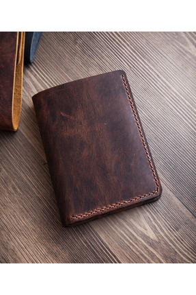 08dericraft HAKİKİ DERİ EL YAPIMI CÜZDAN 9 BÖLMELİ (11*9 CM)