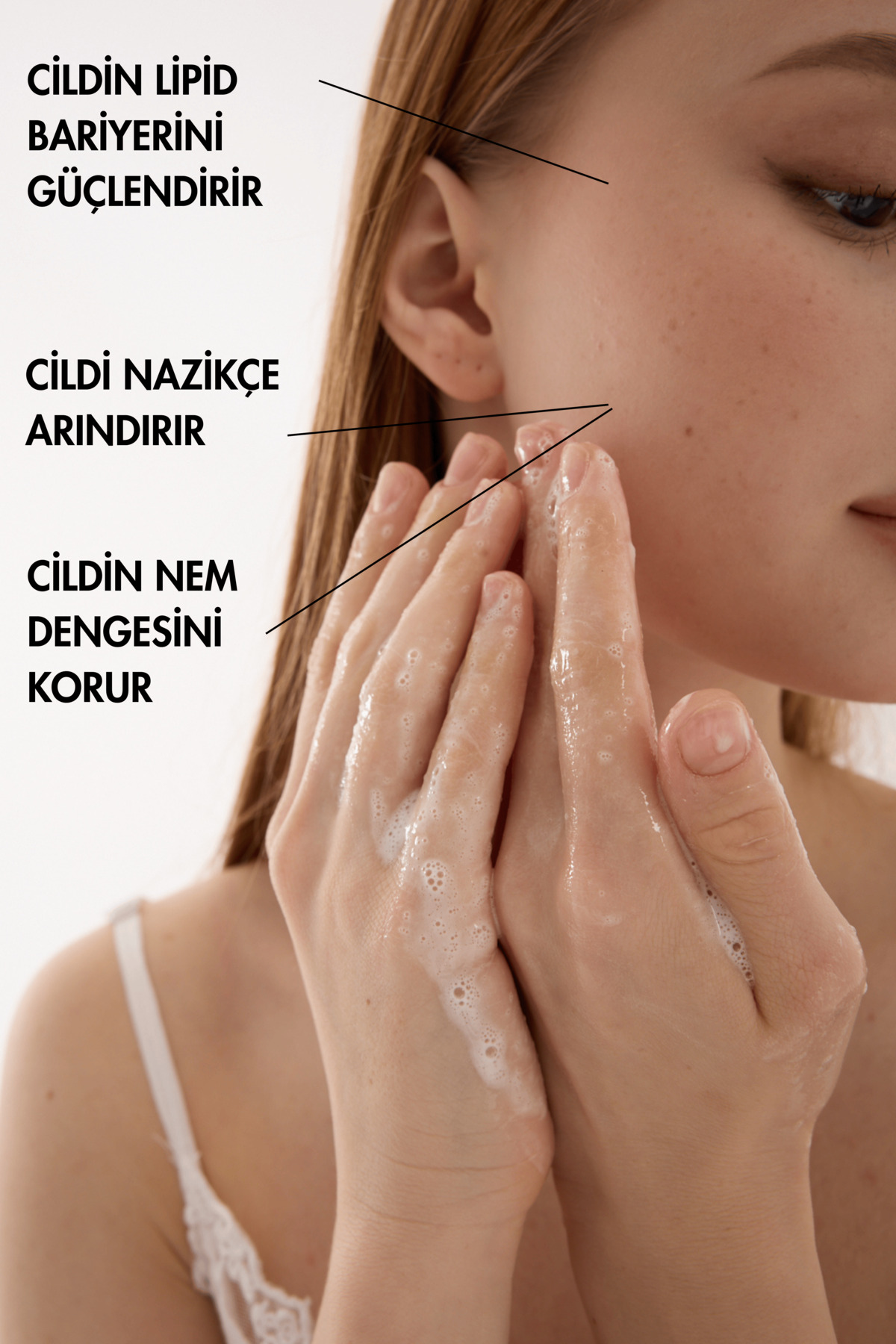Bitkisel Yüz Yıkama Jeli Cildi Temizler, Ciltte Nem Dengesi Sağlar. Sivilceler Üzerinde Etkin 200 ml — 8665043520023 — تصویر 3 از 6