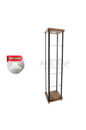 AFE DEKOR KURULU TESLİMAT, 40x40x175,CAMLI DOLAP, CAMLI VİTRİN, KOLEKSİYON DO...
