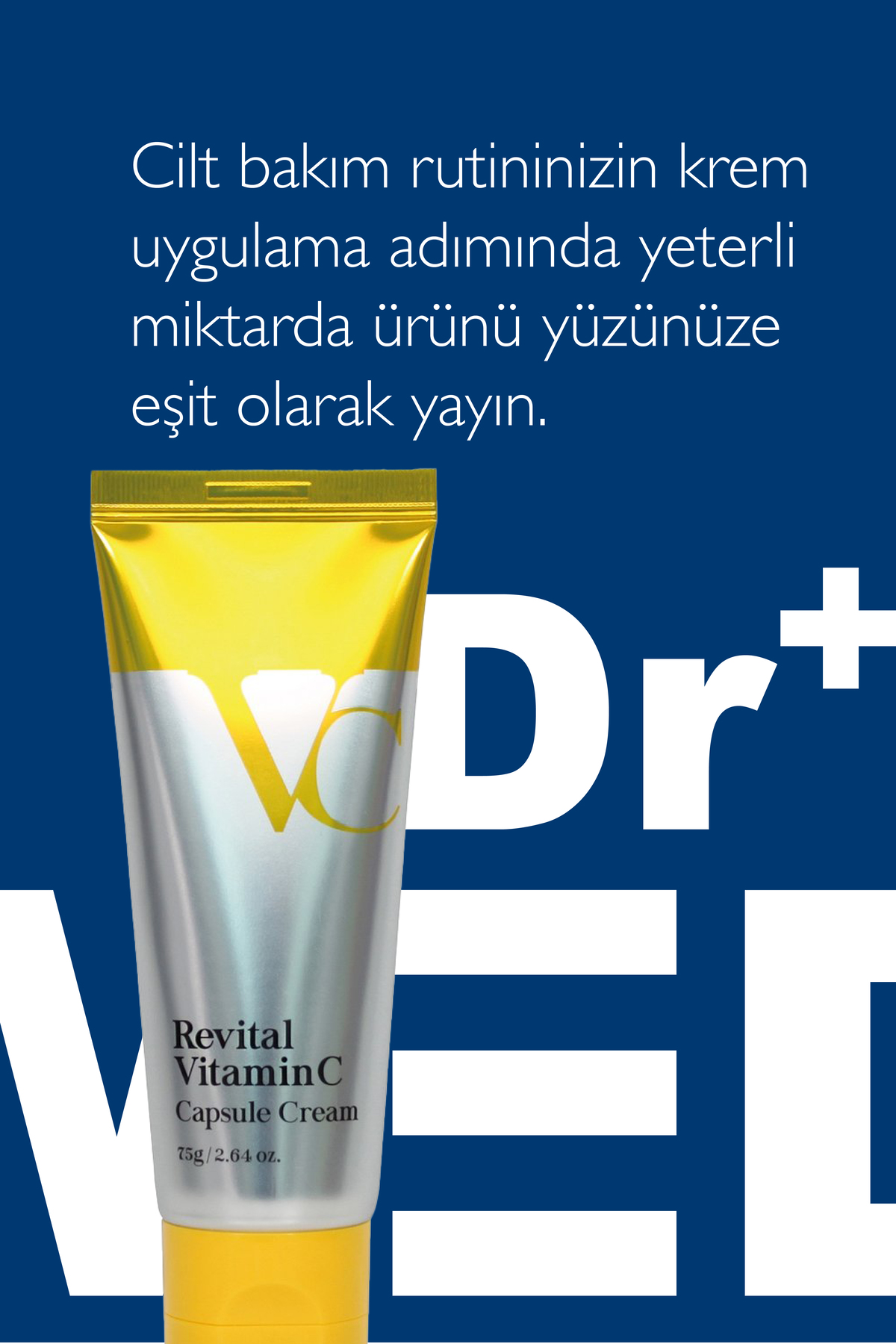 کرم صورت مرطوب کننده کپسولی ویتامین C DR+MEDM Revital، روشن کننده و روشن کننده پوست، ۷۵ میلی لیتر — DERMAL.DR.009 — تصویر 6 از 6