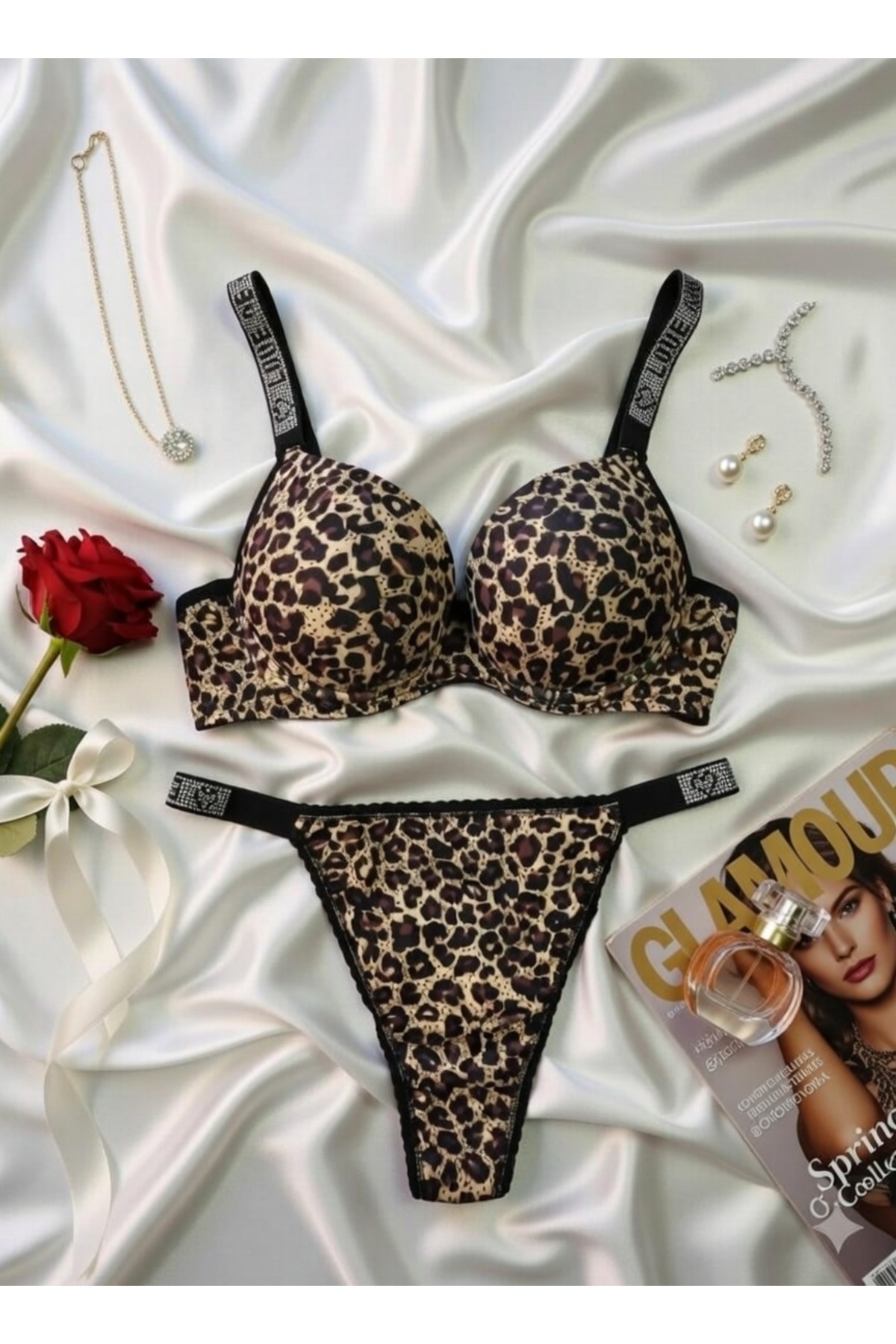 WOMEN'S WORLD FANTASY  DESTEKLİ DOLGULU TANGA KÜLOT LOVE SECRETT