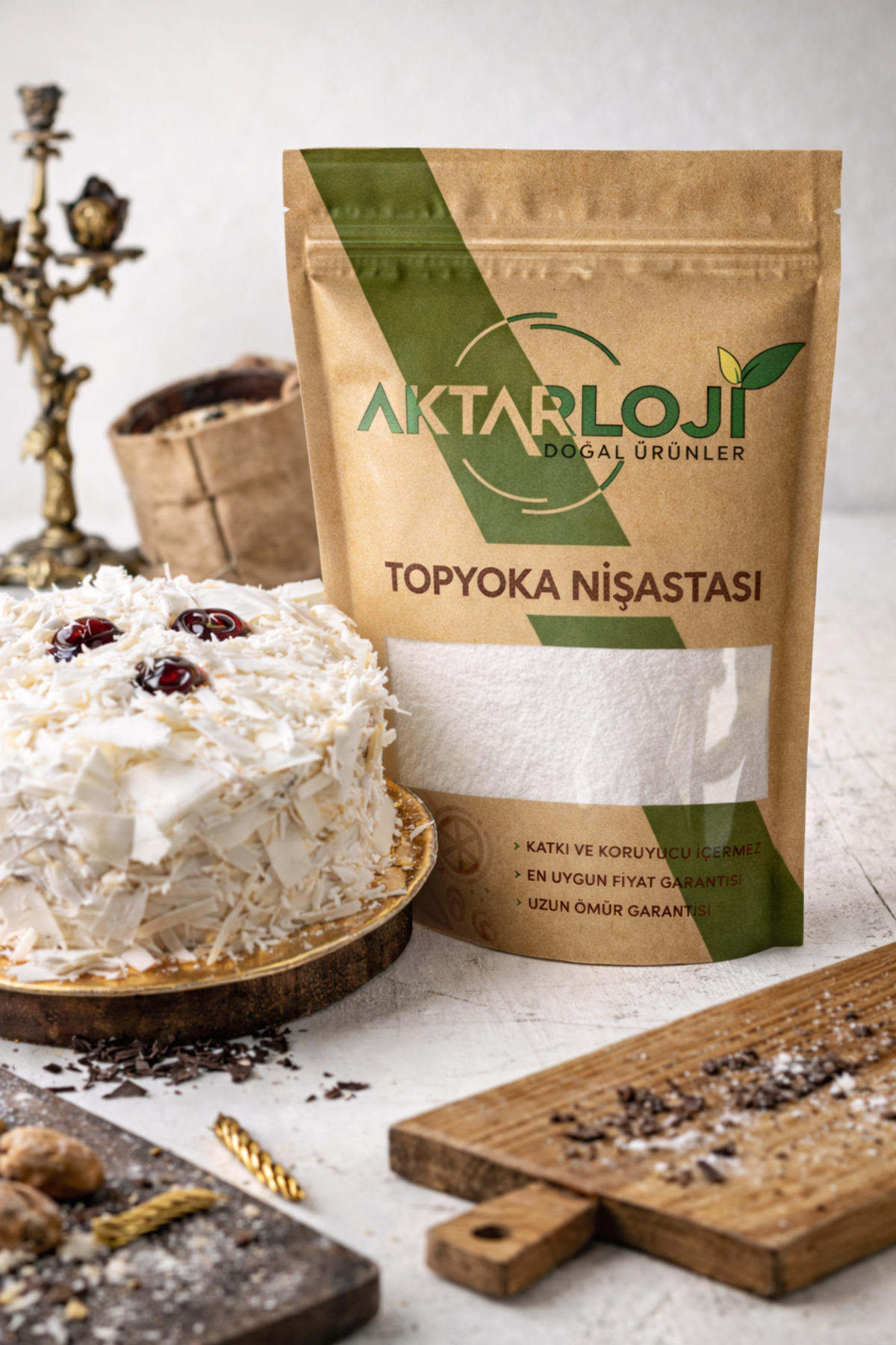 aktarloji 1 Kg Glutensiz Tapyoka Nişastası / Tapioca/ Tapiyoka