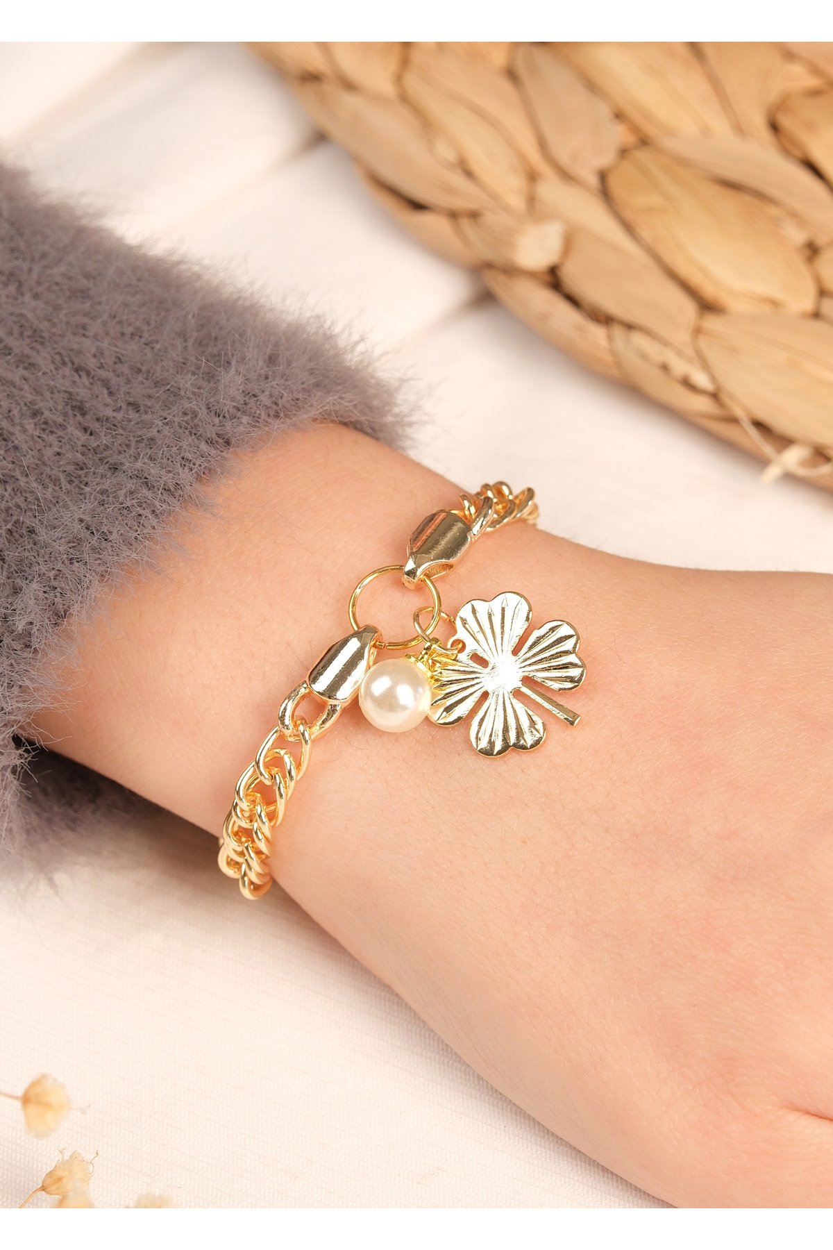 Women's Gold Plated Brass Bracelet