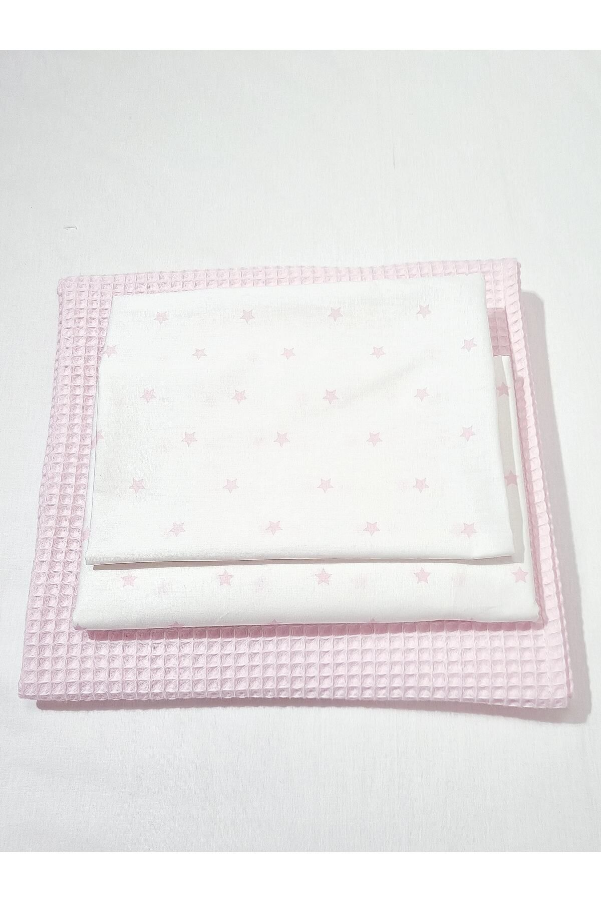 Yada Baby %100 Pamuk Poplin Waffle Bebek Pike Takımı (80 X 120 CM) (OEKO-TEX SERTİFİKALI) fotoğrafı 3 (önizleme)