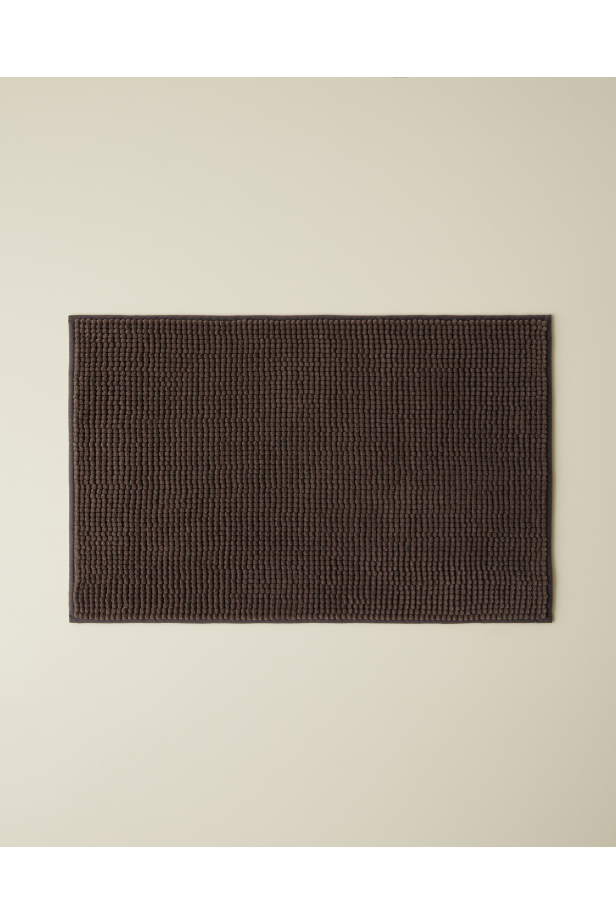 Macaroni Kaydırmaz Taban Banyo Paspası 50x80 cm Kahverengi