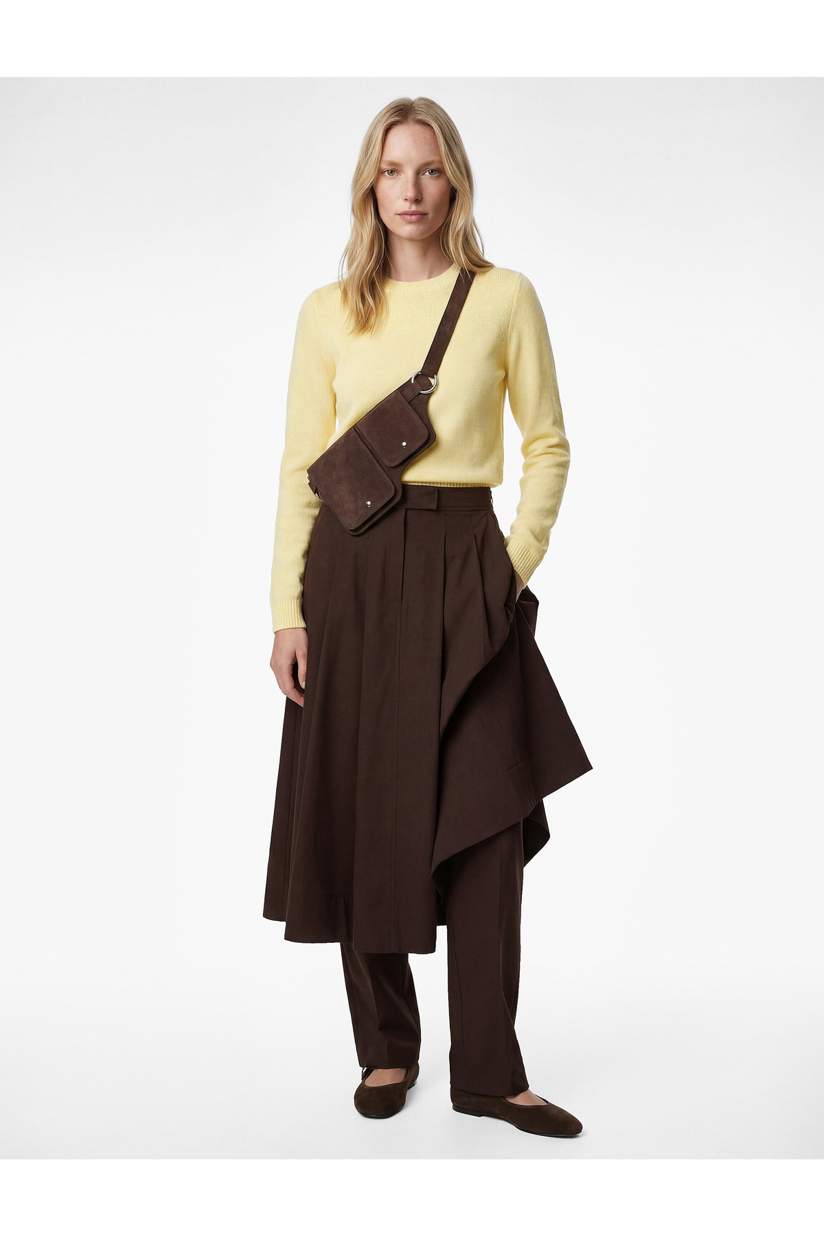 Koton  Uzun Kollu Bisiklet Yaka Basic Triko Kazak