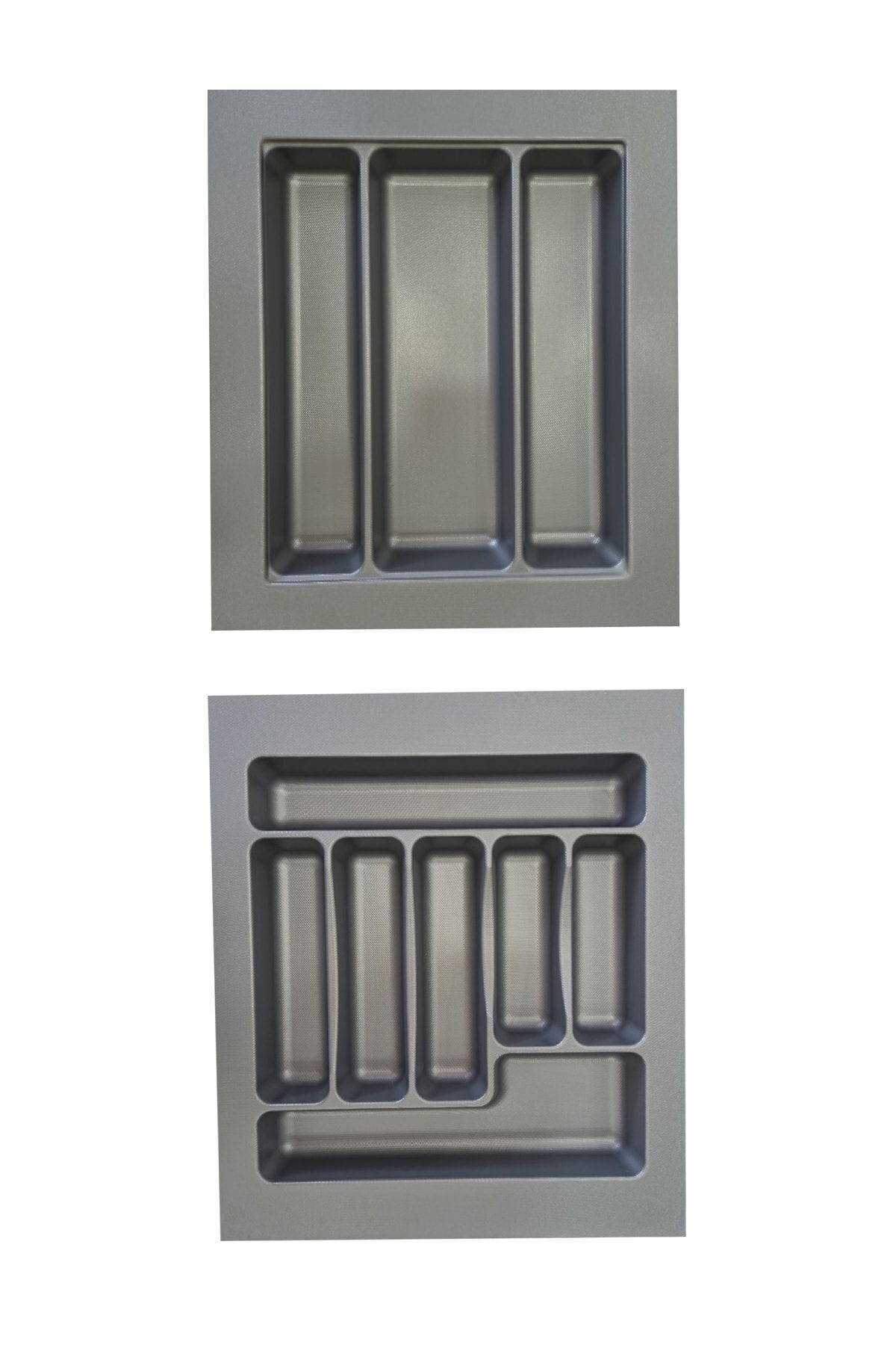 Gray 2-Piece Set 42x49 Cm 42 Cm In-Drawer Scoop 36X40 CM CUTTABLE organizer Organizer