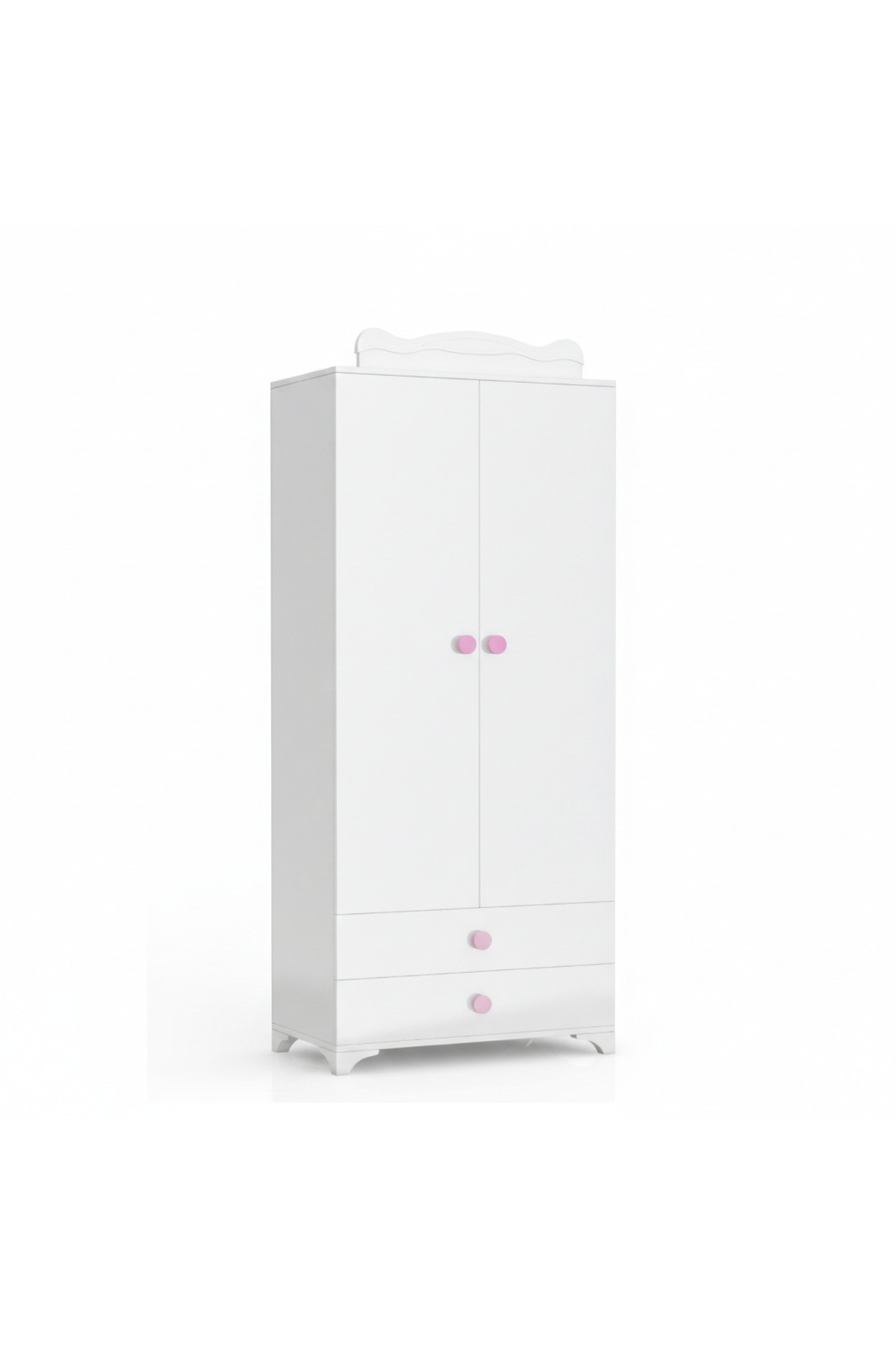 Patiko Furniture Patiko Sahra 058 2 Kapılı Dolap Pembe fotoğrafı 5 (önizleme)