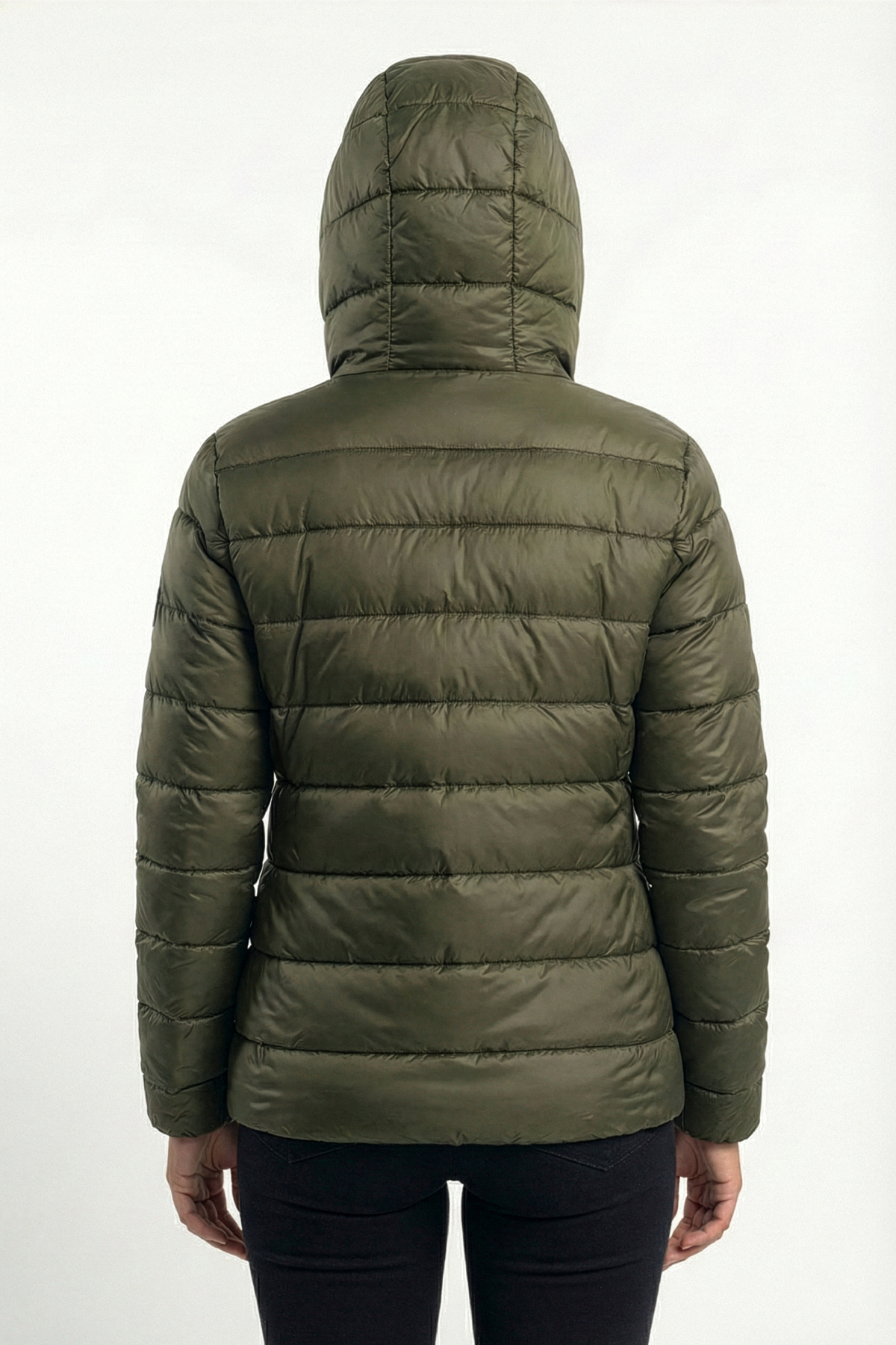 D1fference  Kadın Kışlık Şişme Mont Sıcak Tutan Dolgu İçi Astarlı Su İtici Rüzgar Geçirmez Kapüşonlu Spor Mont - Görsel 5