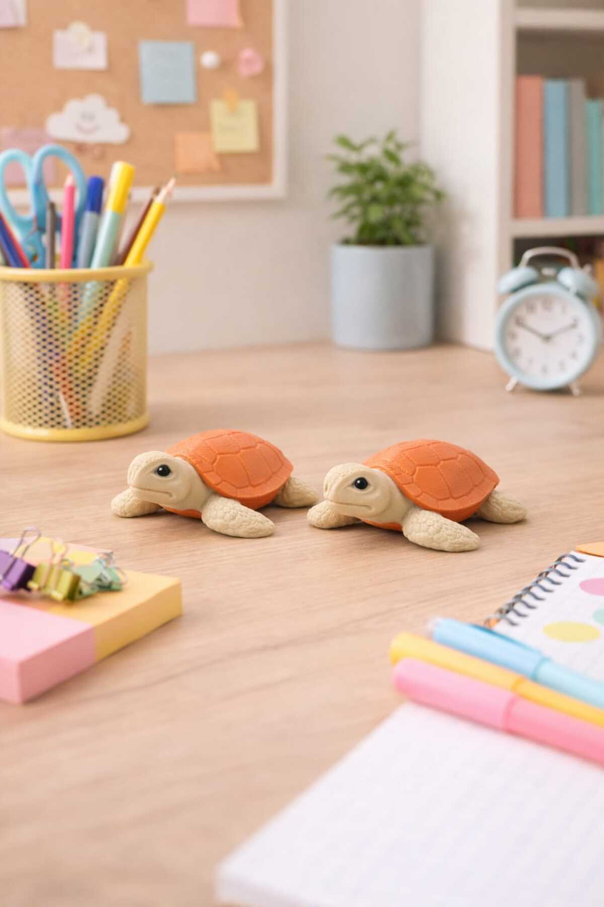 2-piece Turtle Caretta Caretta Decor Trinket Sea Turtle