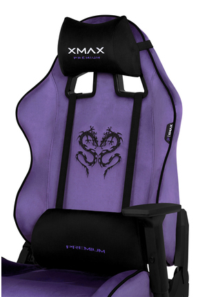 XMAX / Rio Balerion Terletmez Kadife Kumaş Mor Gaming Oyuncu Koltuğu / 120 Kg...
