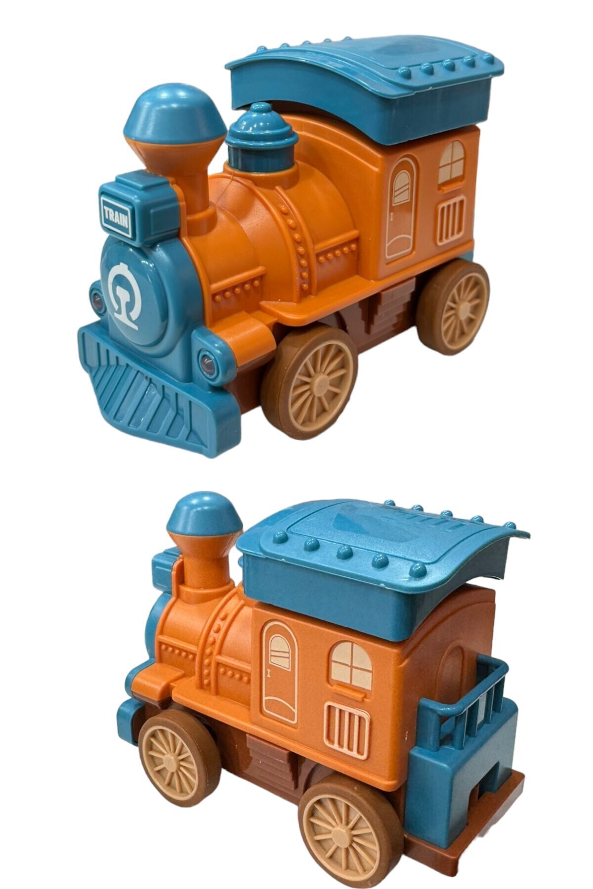 YILDIRIM OYUNCAK Pilli Sesli Işıklı ve Müzikli Bas Git Bebek Treni 13 cm fotoğrafı 3 (önizleme)