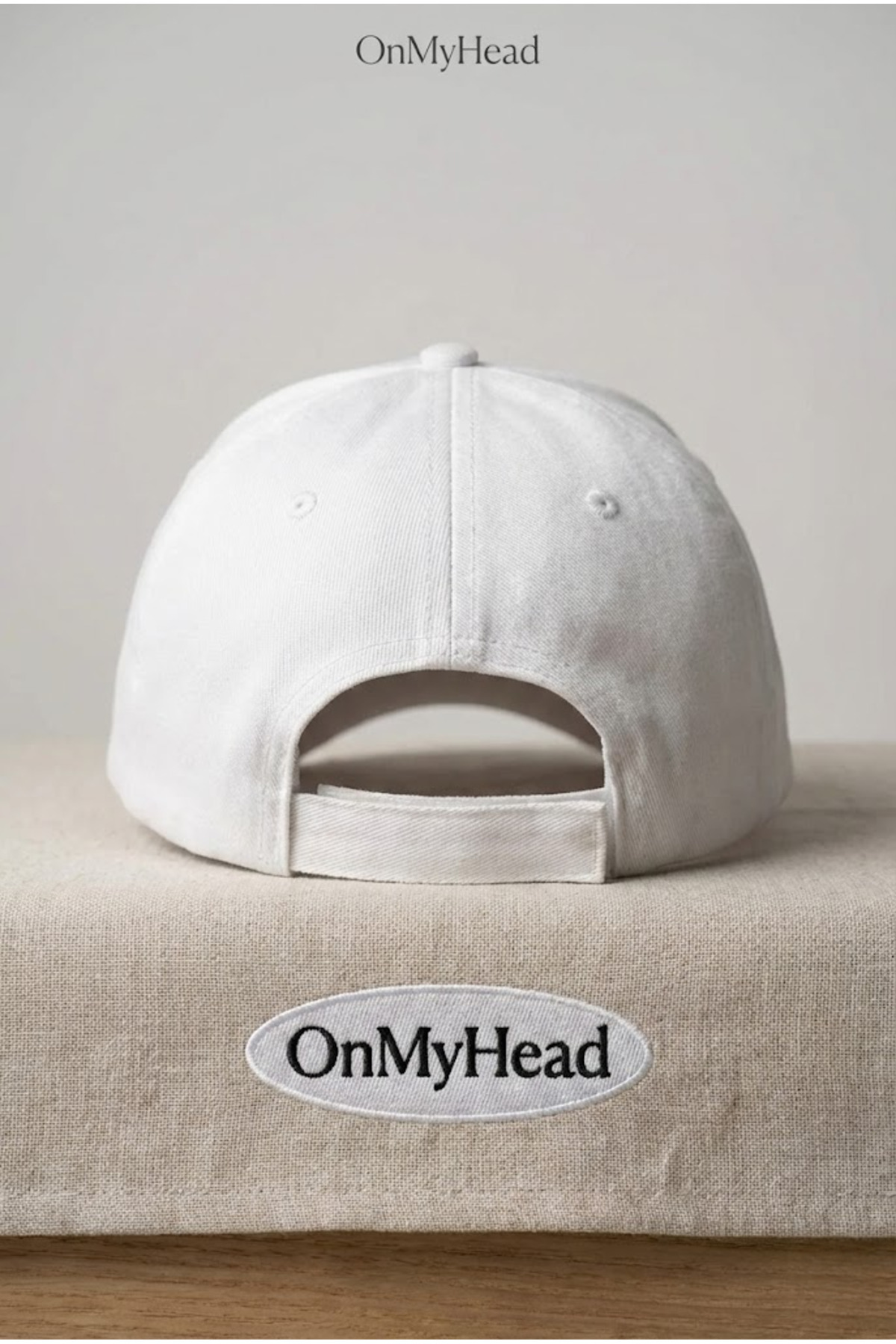 OnMyHead  Unisex Beyaz Şapka - Görsel 2