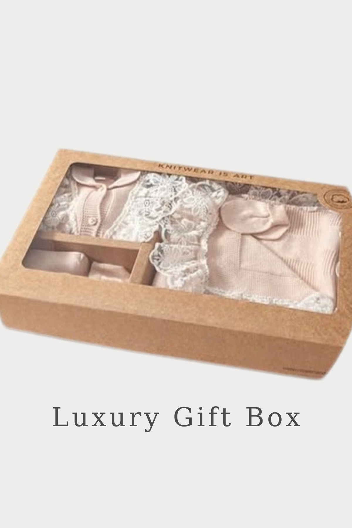 Naka Concept MILA Dantelli Pembe Kız Bebek 5’li Hastane Çıkışı Seti-Premium Cotton Knit Newborn Set-Gift Ready fotoğrafı 6 (önizleme)